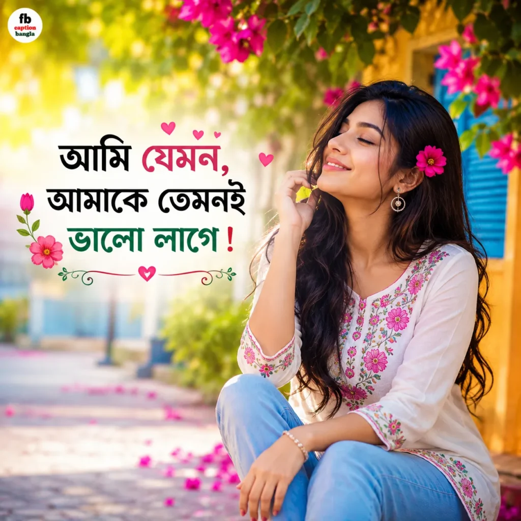মেয়েদের ক্যাপশন