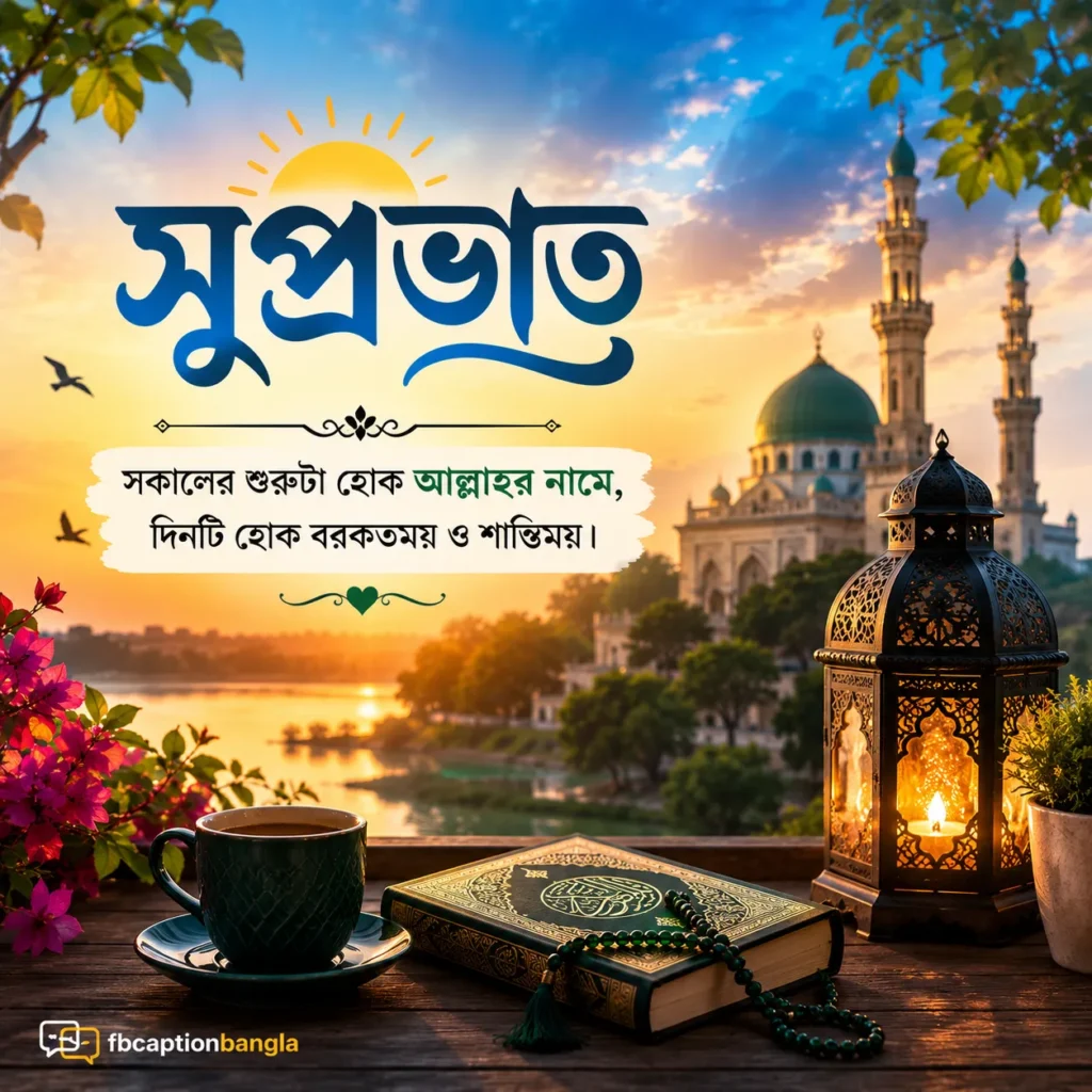 সকাল নিয়ে ইসলামিক ক্যাপশন