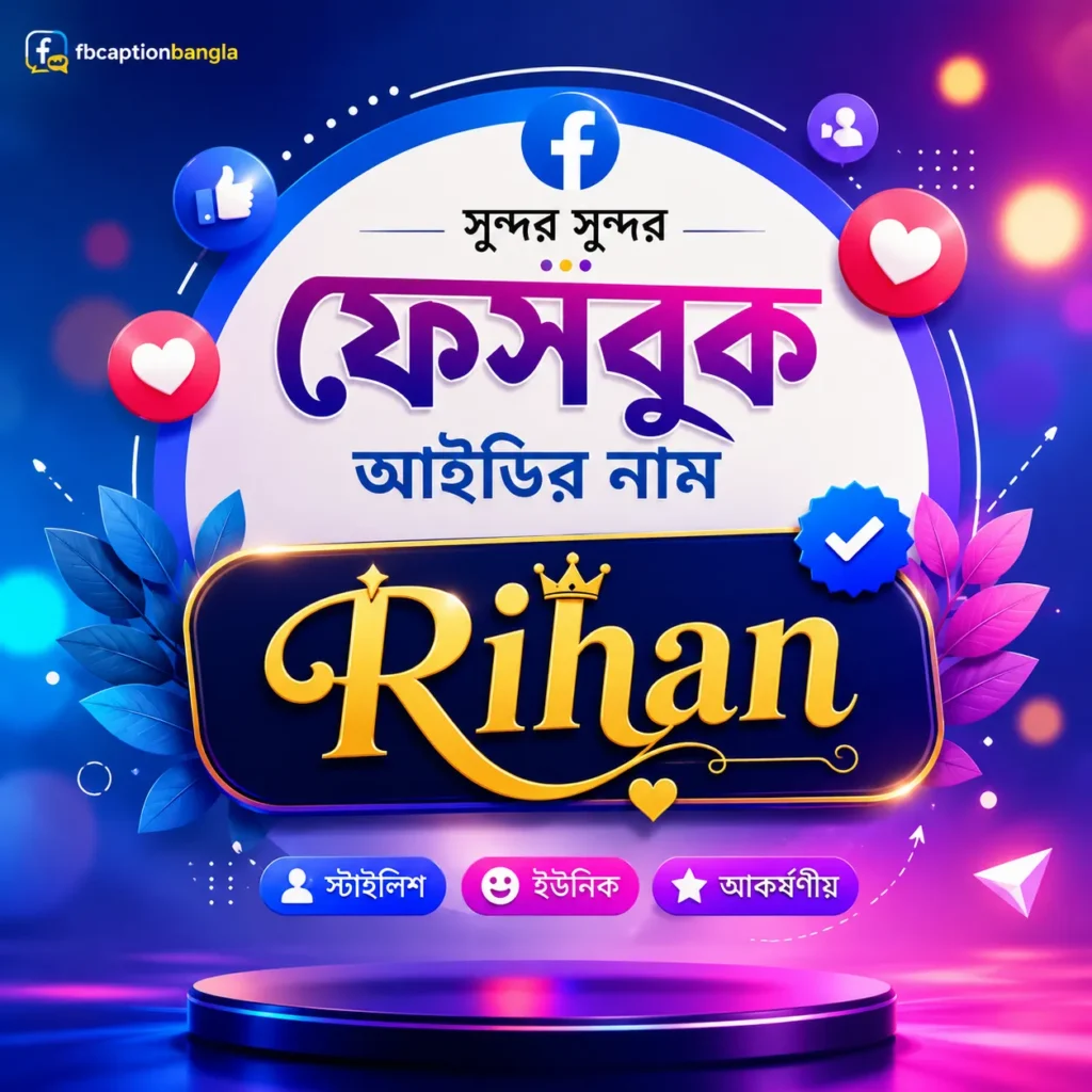সুন্দর ফেসবুক আইডির নাম