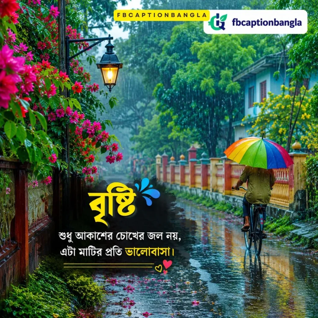 বৃষ্টি নিয়ে ক্যাপশন