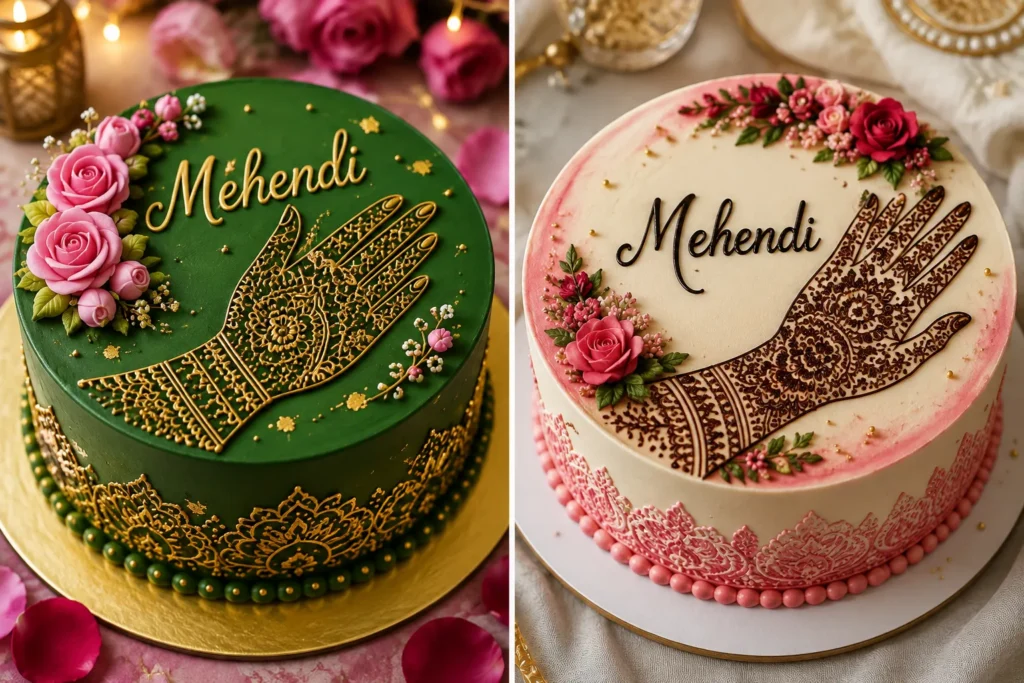 Mehendi Cake Design