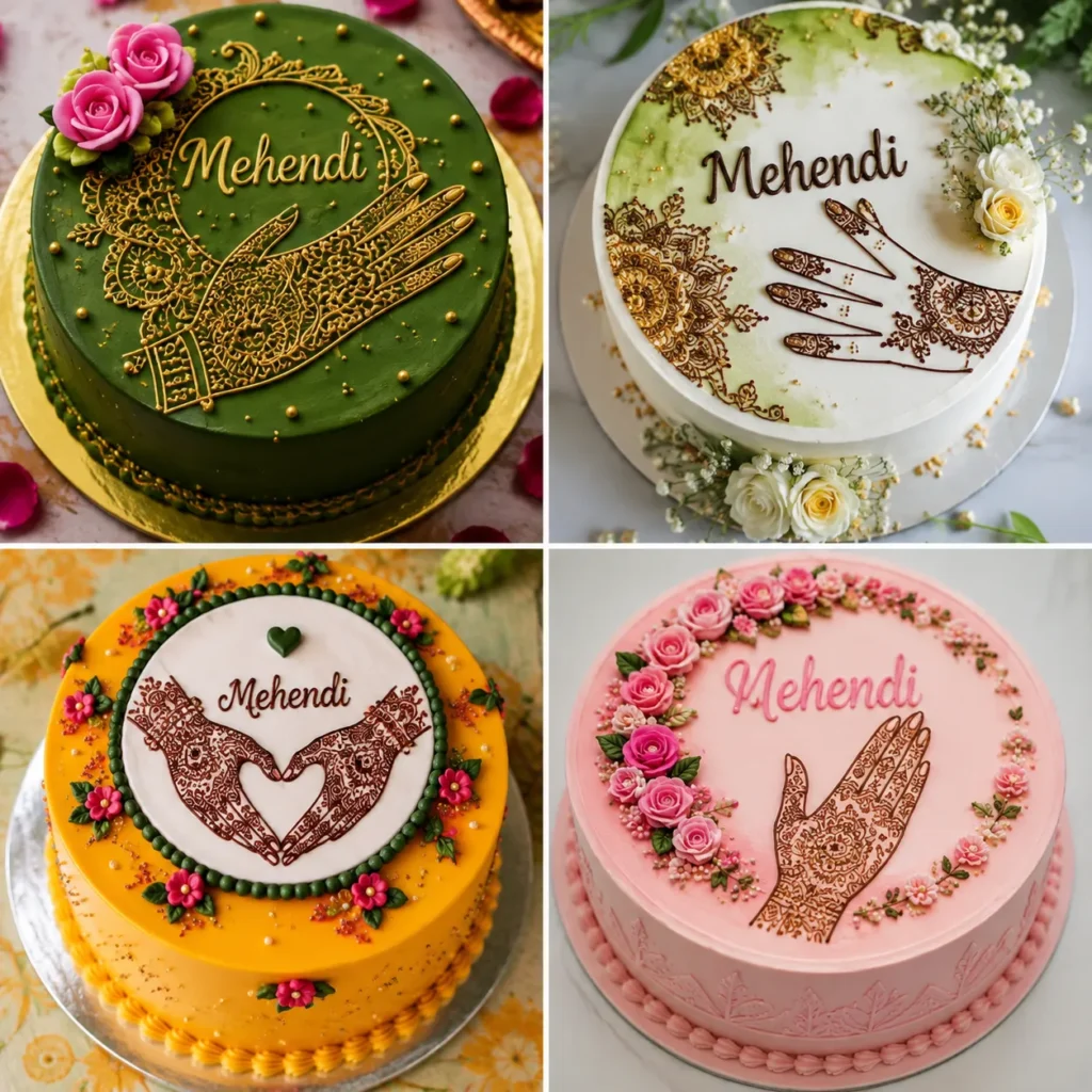 Mehendi Cake Design