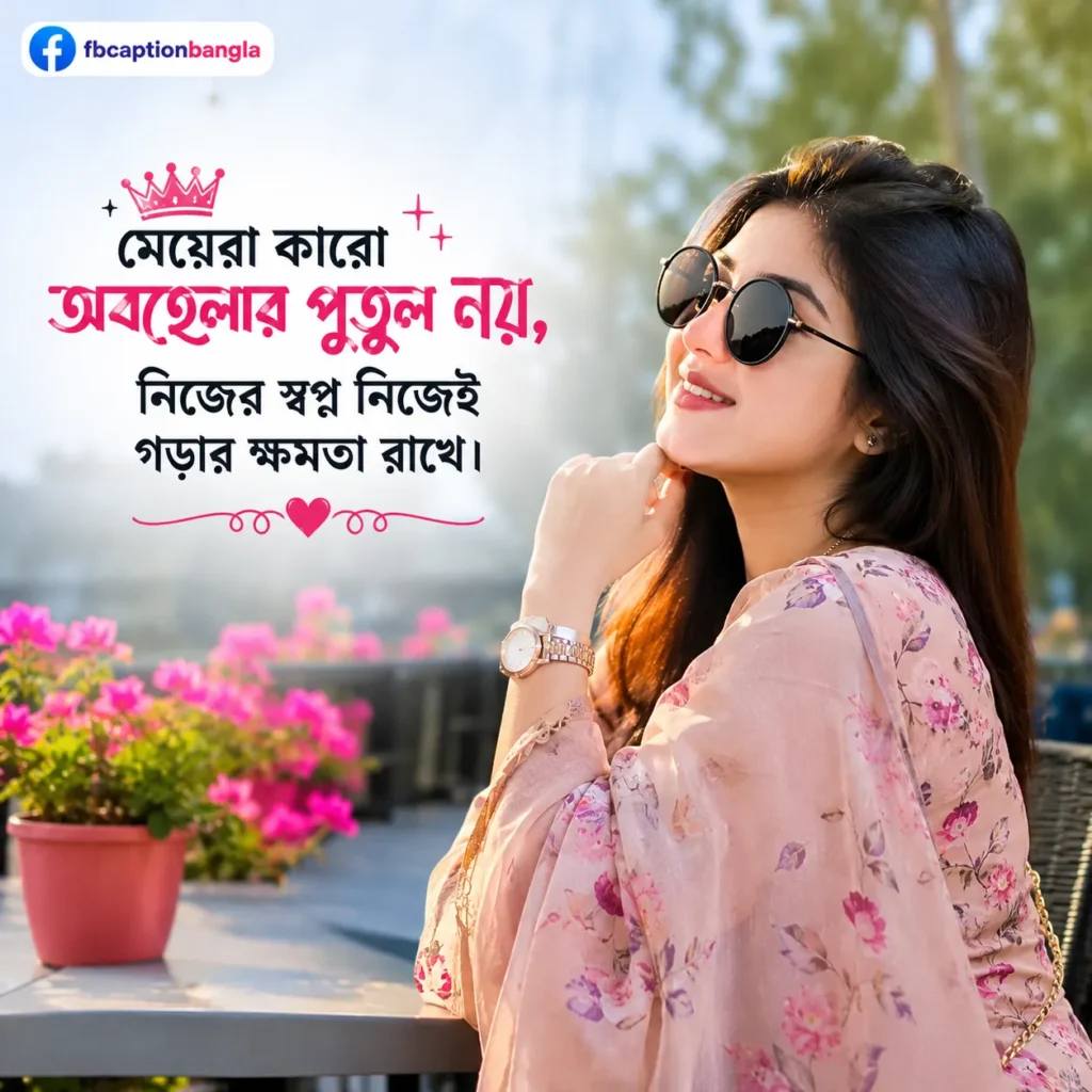 মেয়েদের ক্যাপশন