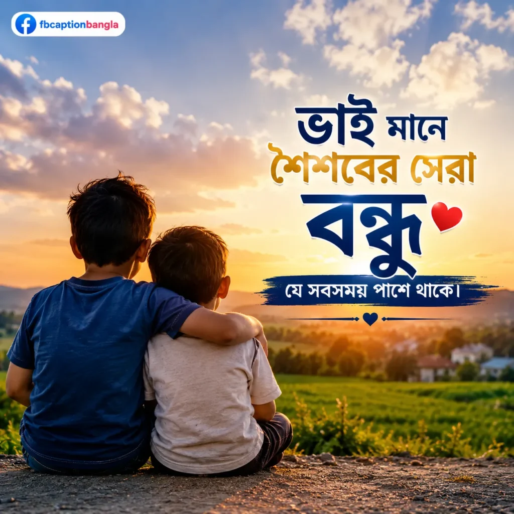 ভাই নিয়ে ক্যাপশন