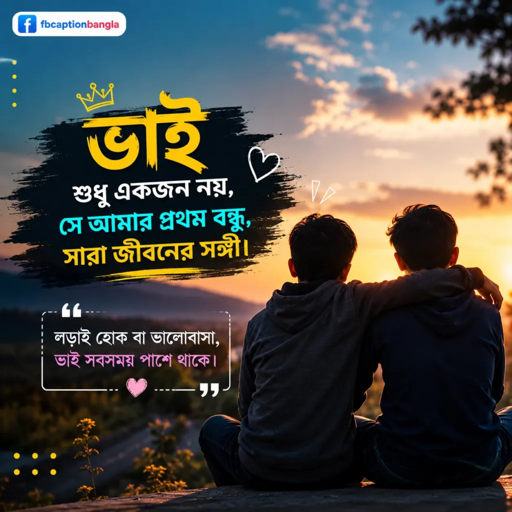 ভাই নিয়ে ক্যাপশন